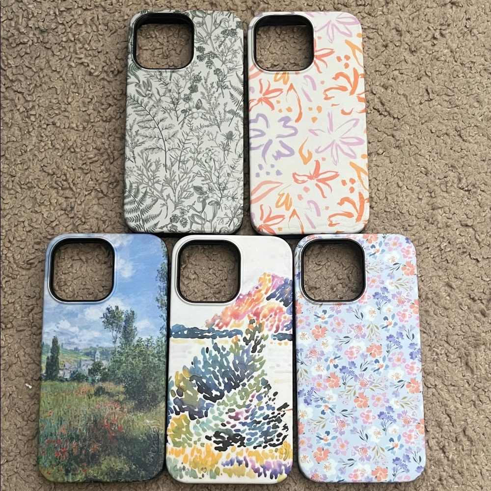 Artistic Floral Phone Case Collection